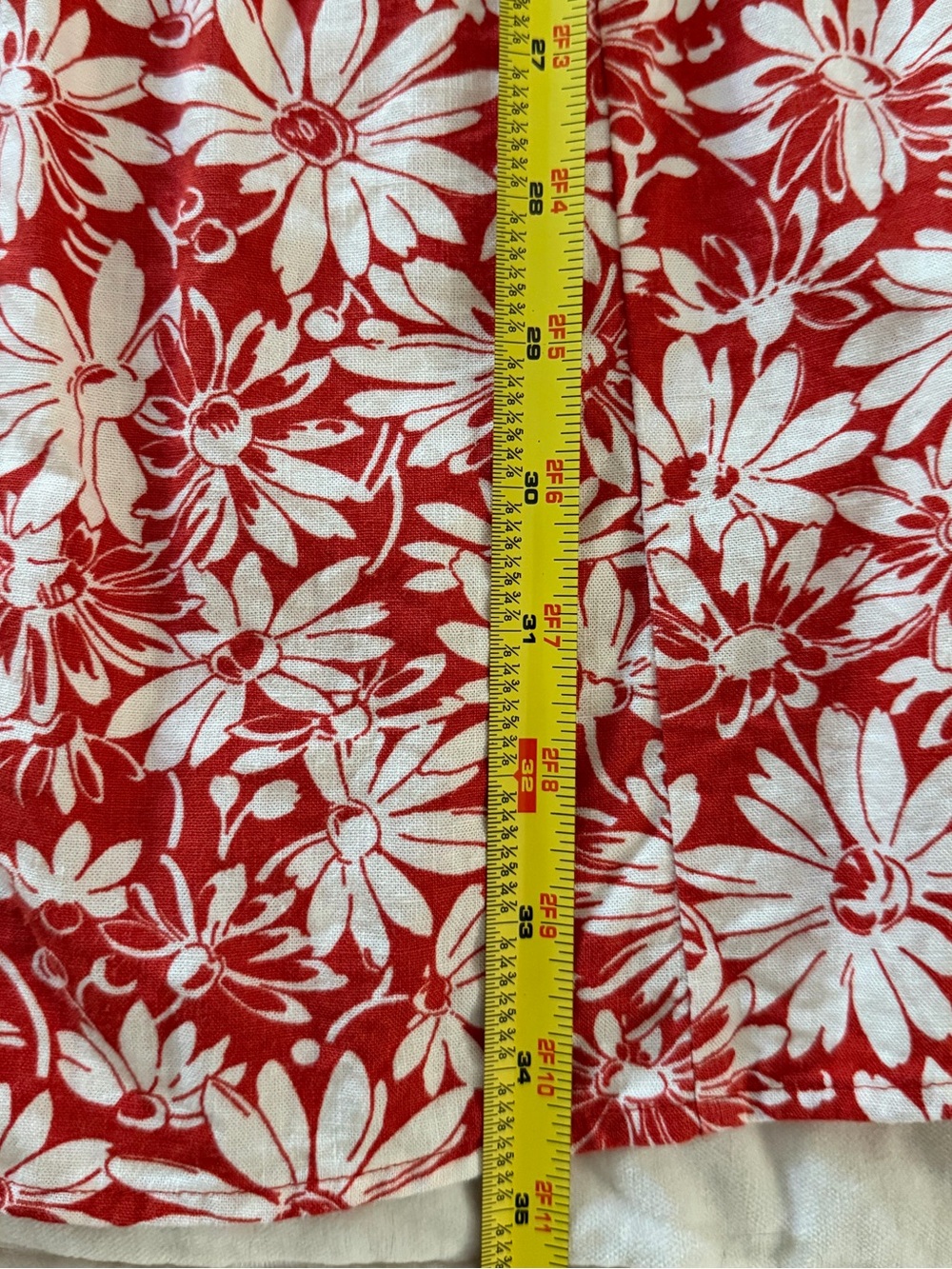 Madewell Red & White Floral Med Women’s Dress - Picture 6 of 6